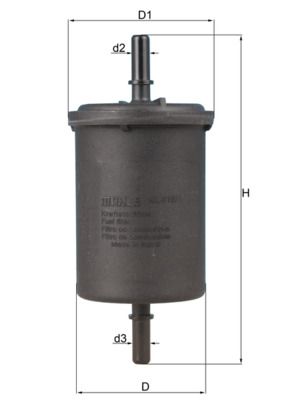 Mahle KL416/1 Fuel Filter - 1