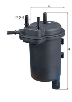 Mahle KL430 Fuel Filter - 1