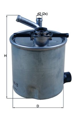 Mahle KL440/35 Fuel Filter - 1