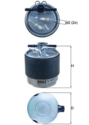 Mahle KL440/41 Fuel Filter - 1