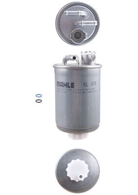 Mahle KL476D Fuel Filter - 2