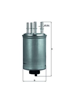 Mahle KL506 Fuel Filter - 1