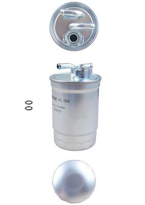 Mahle KL554D Fuel Filter - 2