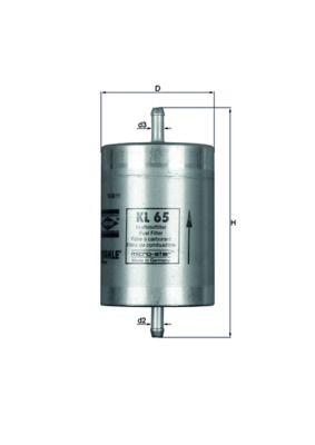 Mahle KL65 Fuel Filter - 1