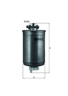 Mahle KL75 Fuel Filter - 1