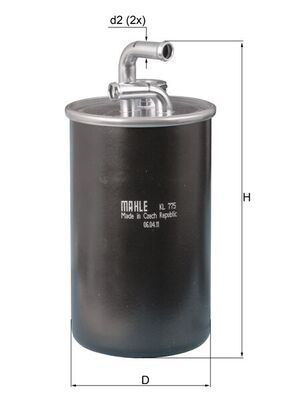 Mahle KL775 Fuel Filter - 1