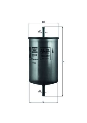 Mahle KL85 Fuel Filter - 1