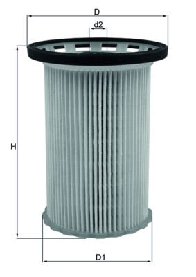 Mahle KX341 Fuel Filter - 1
