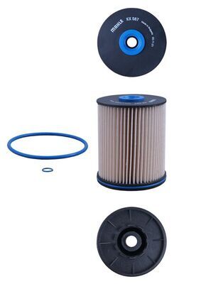 Mahle KX567D Fuel Filter - 2