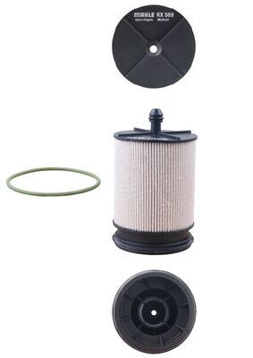 Mahle KX569D Fuel Filter - 2