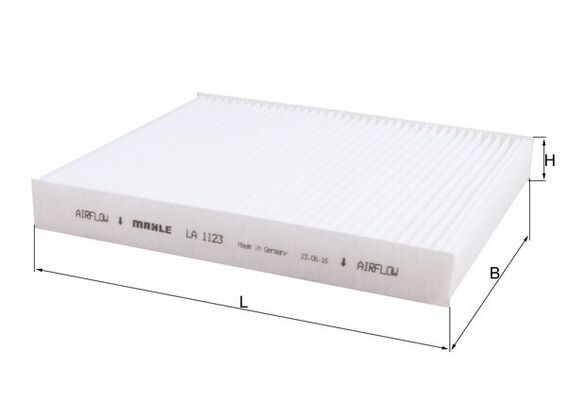 Mahle LA1123 Filter, cabin air - 1