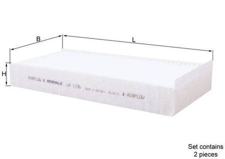 Mahle LA1156/S Filter, cabin air - 1