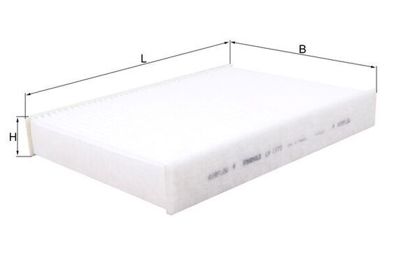Mahle LA1173 Filter, cabin air - 1