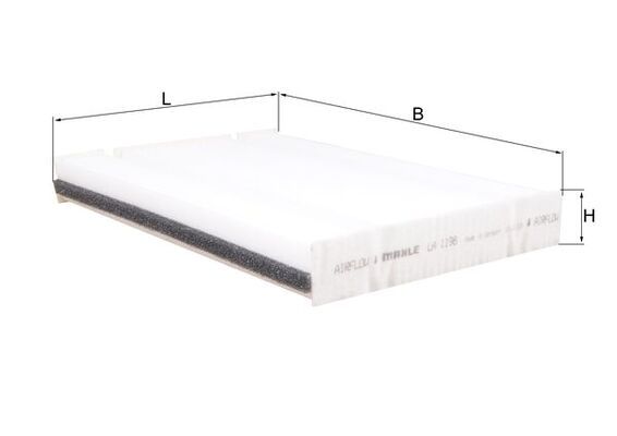 Mahle LA1198 Filter, cabin air - 1