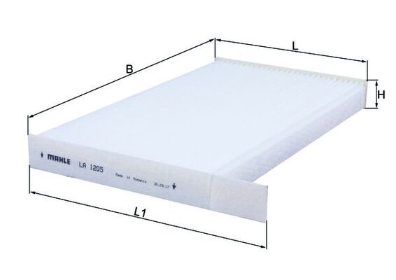 Mahle LA1205 Filter, cabin air - 1