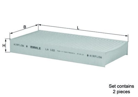 Mahle LA122/S Filter, cabin air - 1