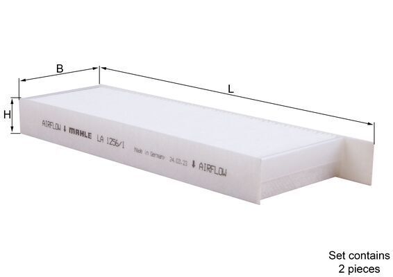 Mahle LA1256/1/S Filter, cabin air - 1