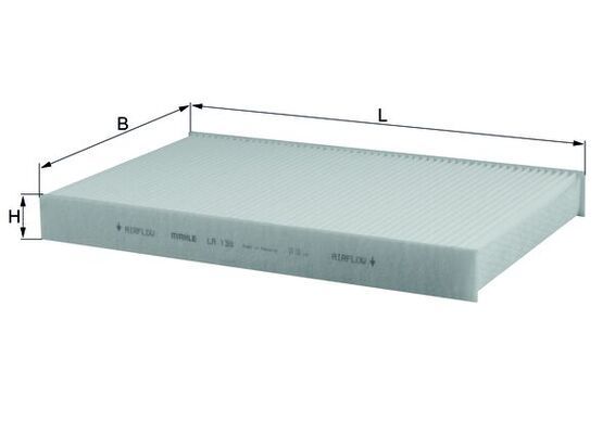 Mahle LA138 Filter, cabin air - 1