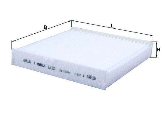 Mahle LA155 Filter, cabin air - 1