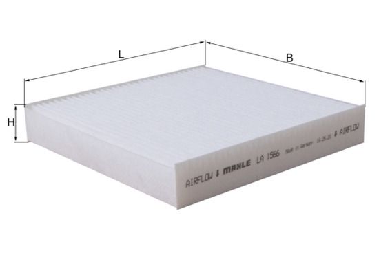 Mahle LA1566 Filter, cabin air - 1