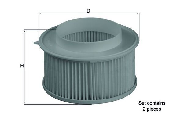 Mahle LA15/S Filter, cabin air - 1