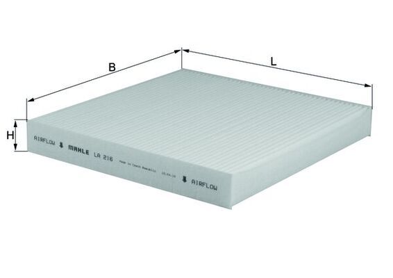 Mahle LA216 Filter, cabin air - 1