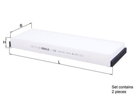 Mahle LA239/S Filter, cabin air - 1