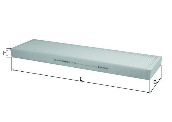 Mahle LA25 Filter, cabin air - 1