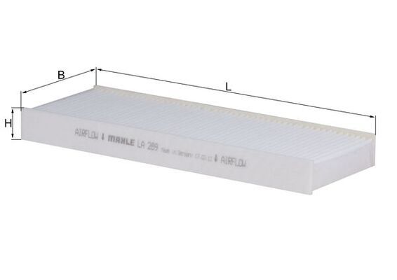 Mahle LA289 Filter, cabin air - 1