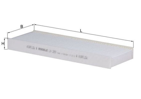Mahle LA289 Filter, cabin air - 1