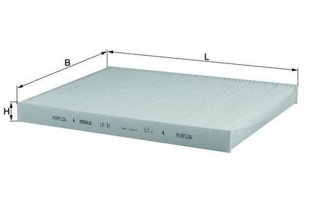 Mahle LA31 Filter, cabin air - 1