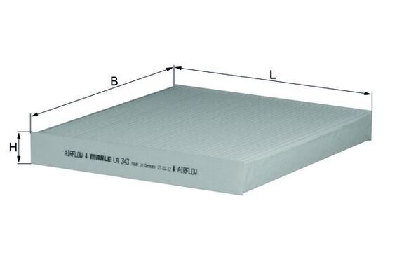 Mahle LA343 Filter, cabin air - 1
