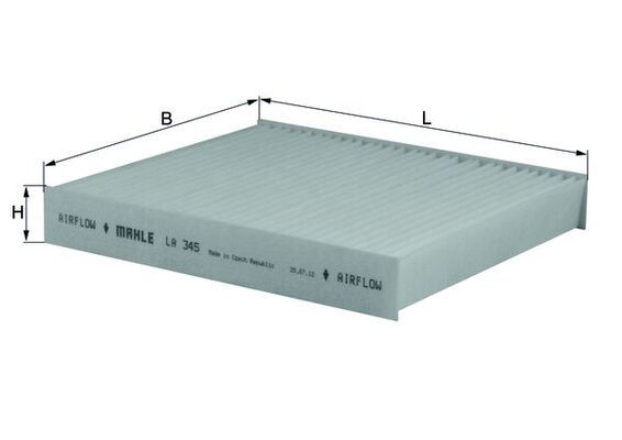 Mahle LA345 Filter, cabin air - 1