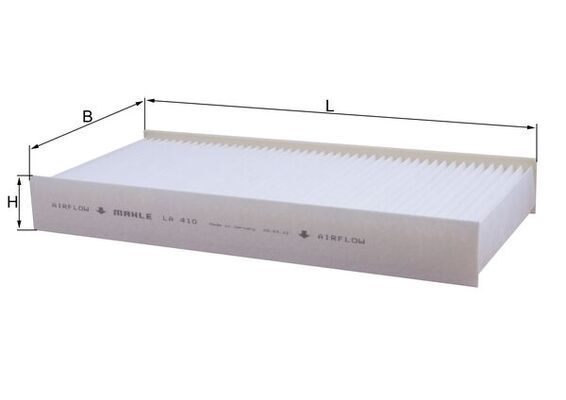 Mahle LA410 Filter, cabin air - 1