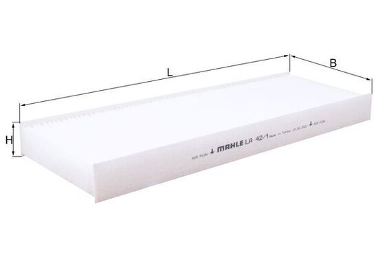 Mahle LA42/1 Filter, cabin air - 1