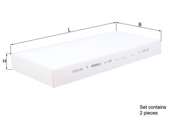 Mahle LA426/S Filter, cabin air - 1