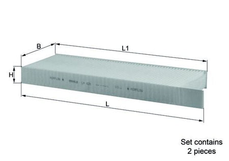 Mahle LA428/S Filter, cabin air - 1
