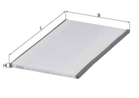 Mahle LA475 Filter, cabin air - 1