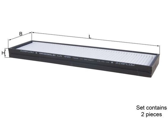Mahle LA495/S Filter, cabin air - 1