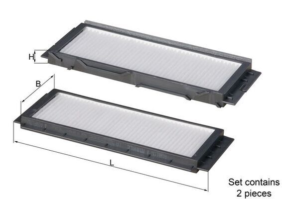 Mahle LA501/S Filter, cabin air - 1