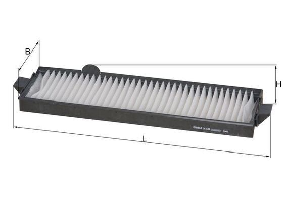 Mahle LA506 Filter, cabin air - 2