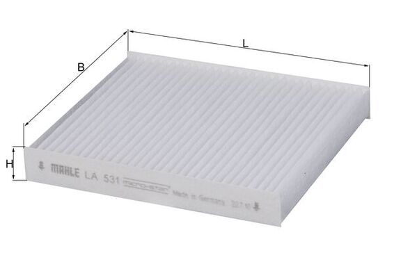 Mahle LA531 Filter, cabin air - 1