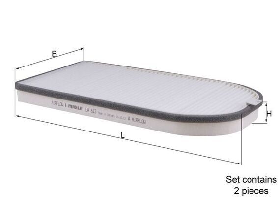 Mahle LA613/S Filter, cabin air - 1