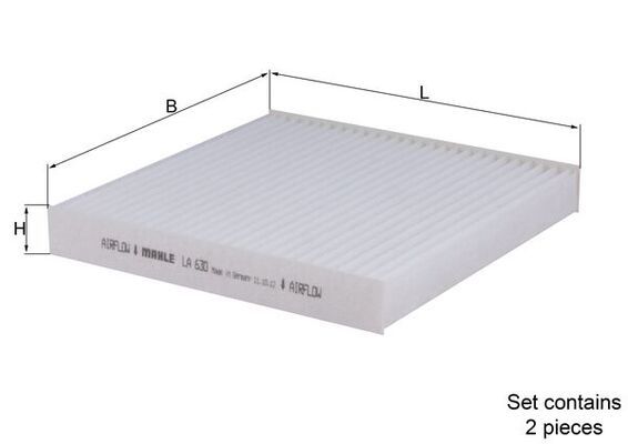 Mahle LA630/S Filter, cabin air - 1