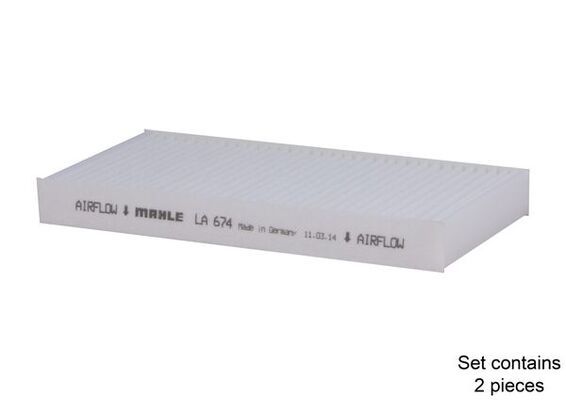 Mahle LA674/S Filter, cabin air - 2