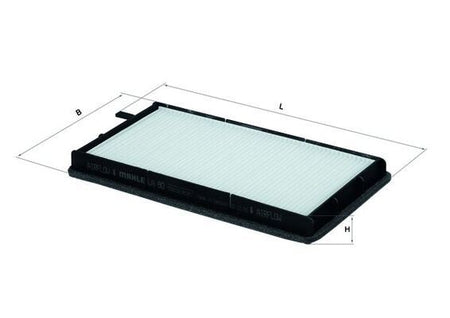 Mahle LA80A Filter, cabin air - 1