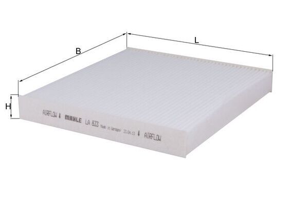 Mahle LA833 Filter, cabin air - 1