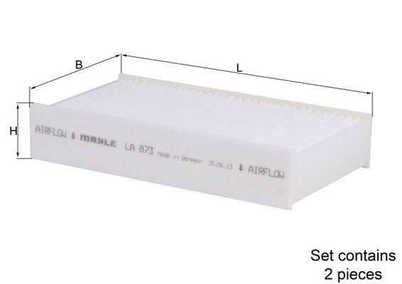 Mahle LA873/S Filter, cabin air - 1