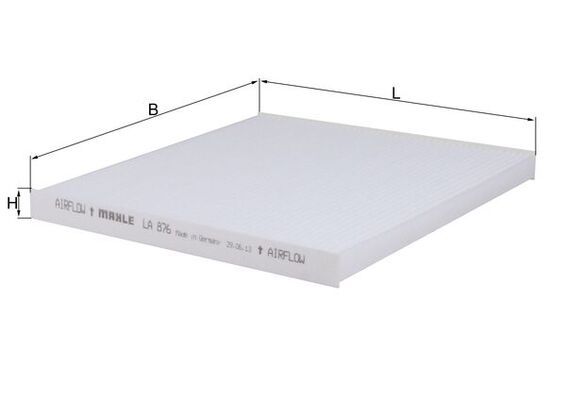 Mahle LA876 Filter, cabin air - 1