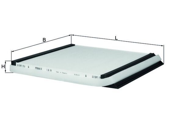 Mahle LA8 Filter, cabin air - 1